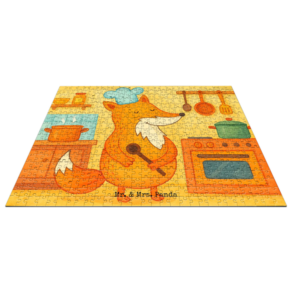 Puzzle Fuchs Koch Design Puzzle, Fuchs, Füchse, Koch Geschenk, Küche Deko, Küche Spruch, Party Spruch, witzig, Bäcker, Spruch lustig, Köche