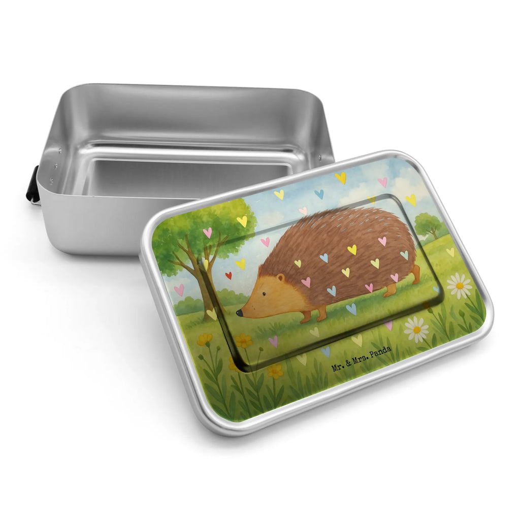 Metall Brotdose Igel Herzen Design Brotdose, Brotdose Metall, Schul Brotdose, Brotbox Metall, Vesperdose Metall, Pausenbox, Brotbox, Vintage Brotdose, Metall Brotdose, Kinder Brotdose, Lunchbox Metall, Metall Brotbox, Metallbox, Brotdose Arbeit, Tiere, Tiermotive, Gute Laune, Lustige Sprüche, Leben, Liebe, Herz, Vertrauen, Kuss, Herzen, Igel