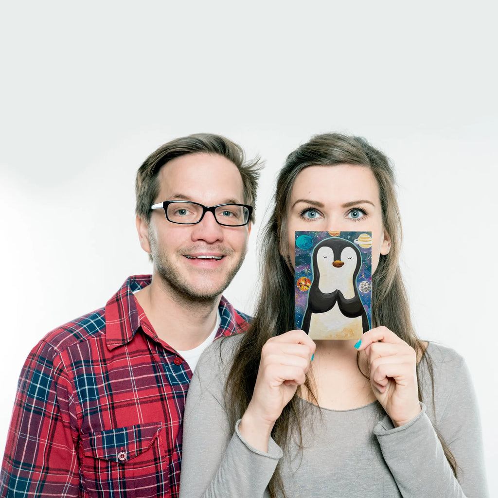 Postcard Penguin Universe Design North Pole, Penguins