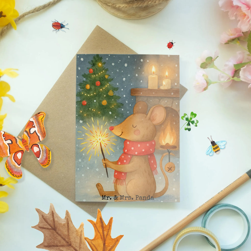 Grußkarte Maus Weihnachten Design Grußkarte, Klappkarte, Einladungskarte, Glückwunschkarte, Hochzeitskarte, Geburtstagskarte, Karte, Ansichtskarten, Winter, Weihnachten, Weihnachtsdeko, Nikolaus, Advent, Heiligabend, Wintermotiv, Frohe Weihnachten, Weihnachtsgruß, Weihnachtsmotiv, Maus, Mäuschen, Weihnachtswunder