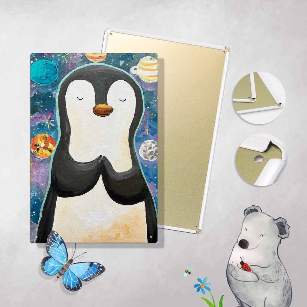 Malen nach Zahlen Metallschild Pinguin Universum Design Künstler, Ausmalbild, Bastelidee, Malen nach Zahlen, Kunstwerk, DIY, Kreativität, Baseln, Malen, Pinguin