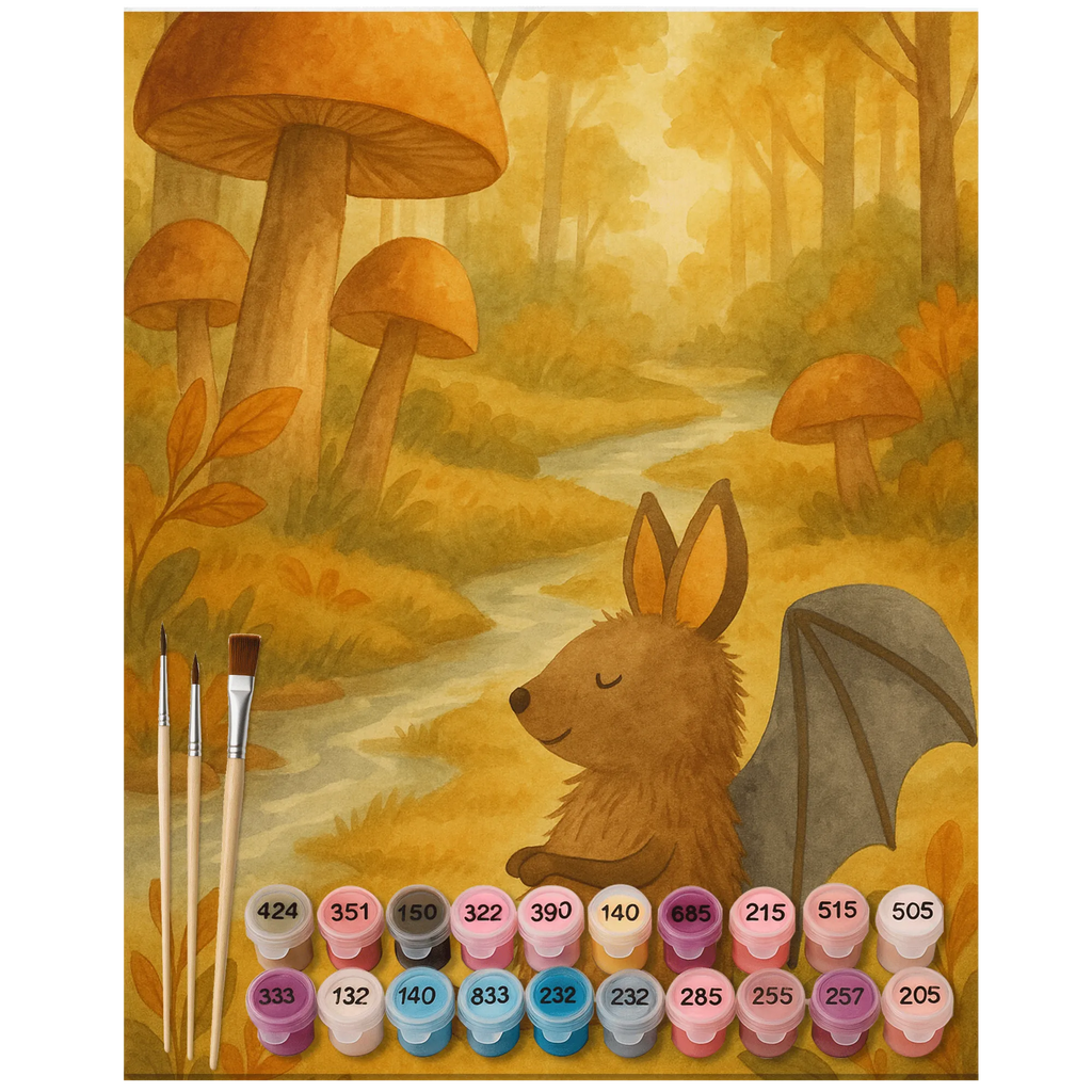 Paint by Numbers bat Sit Design Malen, Malen nach Zahlen, Baseln, DIY, Kunstwerk, Bastelidee, Ausmalbild, Künstler, Kreativität, Tiermotive, Gute Laune, lustige Sprüche, Tiere, Fledermaus, Motivation, entspannen, Fledermäuse