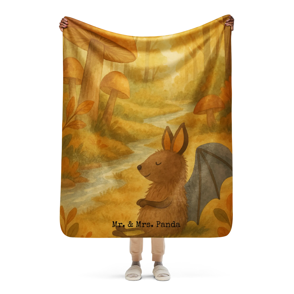 Sherpa Kuscheldecke Fledermaus Sitzen Design Tiermotive, Gute Laune, lustige Sprüche, Tiere, Motivation, Fledermaus, Fledermäuse, entspannen