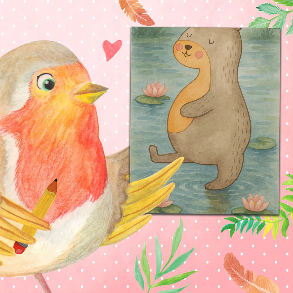 Paint by Numbers otter Belly Design otter, marten, sea otter, European otter, water mammal, aquatic animal, baby otter, predator, water, otter gifts, animal lover, gift ideas for animal lovers, animal, mammal, water animal, gifts for people in love, Otter Sea Otter Lake Otter