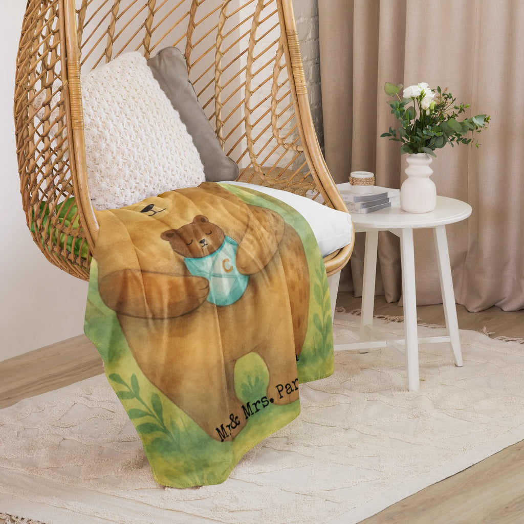 Sherpa Kuscheldecke Bär Baby Design Bär, Teddy, Teddybär, Taufe, Baby, Eltern, Täufling, Nichte, Enkelin, Enkel, Geburtstag, Geburt, Mutter, Glückwunsch, Neffe