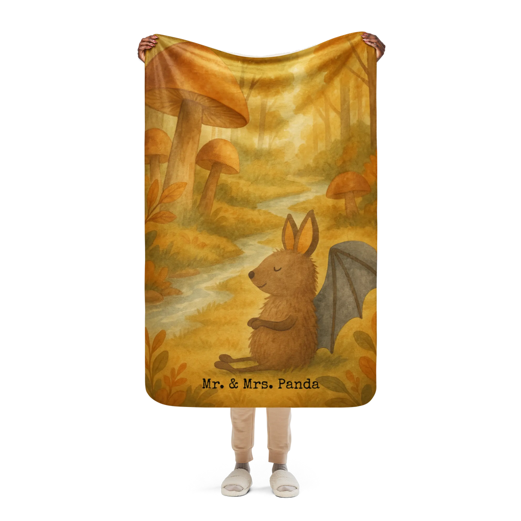 Sherpa Kuscheldecke Fledermaus Sitzen Design Tiermotive, Gute Laune, lustige Sprüche, Tiere, Motivation, Fledermaus, Fledermäuse, entspannen