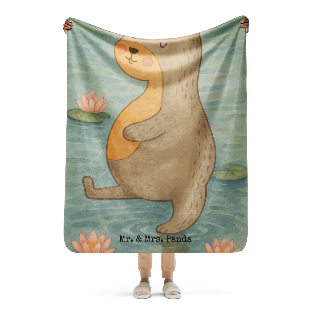 Sherpa Kuscheldecke Otter Bauch Design Otter, Fischotter, Seeotter, Otter Seeotter See Otter