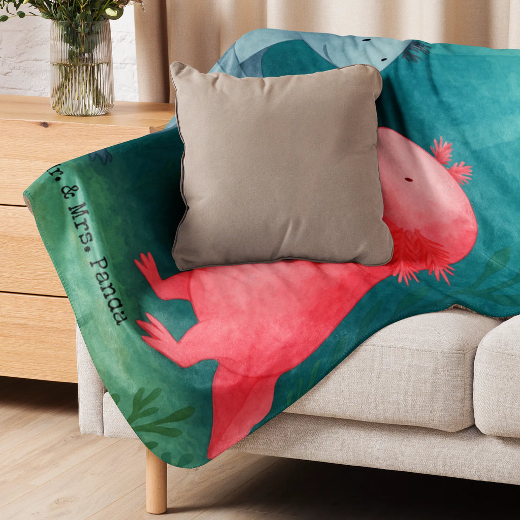 Sherpa Kuscheldecke Axolotl Liebe Design Axolotl, Molch, Lurche, Axolot, Freund, Valentinstag, Liebe, Lurch, Schwanzlurch, Jahrestag, Verlobter, Ehemann, große Liebe, Liebesbeweis