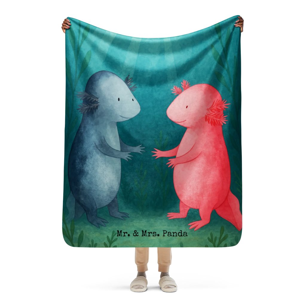 Sherpa Kuscheldecke Axolotl Liebe Design Axolotl, Molch, Lurche, Axolot, Freund, Valentinstag, Liebe, Lurch, Schwanzlurch, Jahrestag, Verlobter, Ehemann, große Liebe, Liebesbeweis
