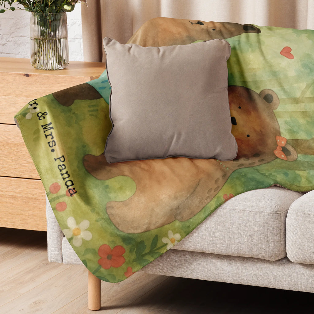 Sherpa Kuscheldecke Bär Freundin Design Bär, Teddy, Teddybär, Bär Freundin Beste Freund Liebe Liebesbeweis Verliebt Kumpel Kumpeliene