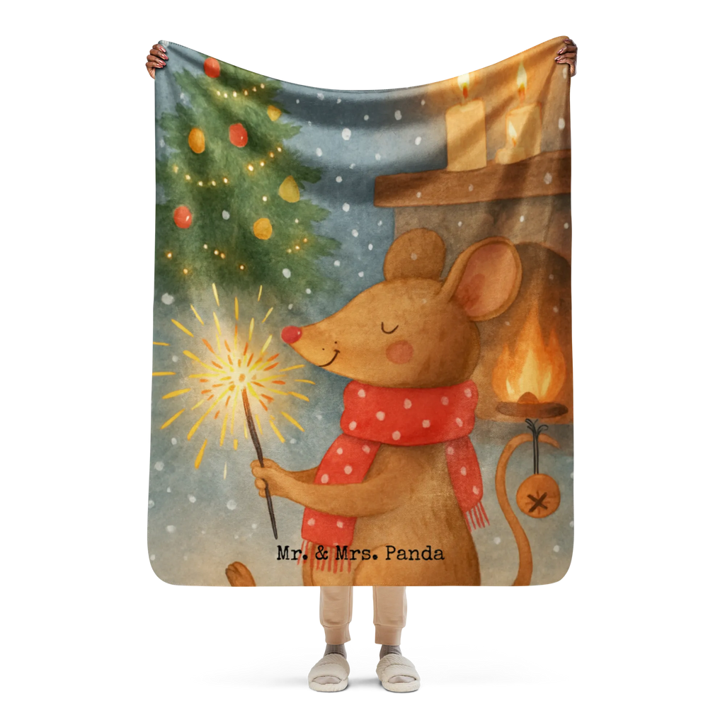 Sherpa Kuscheldecke Maus Weihnachten Design Winter, Weihnachten, Weihnachtsdeko, Nikolaus, Advent, Heiligabend, Wintermotiv, Weihnachtsgruß, Mäuschen, Weihnachtsmotiv, Weihnachtswunder, Frohe Weihnachten, Maus