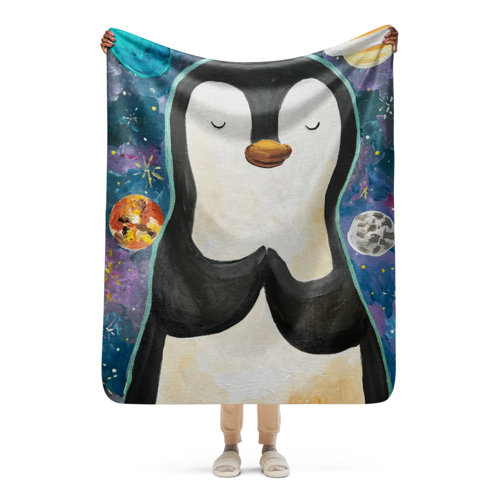 Sherpa Kuscheldecke Pinguin Universum Design Pinguin