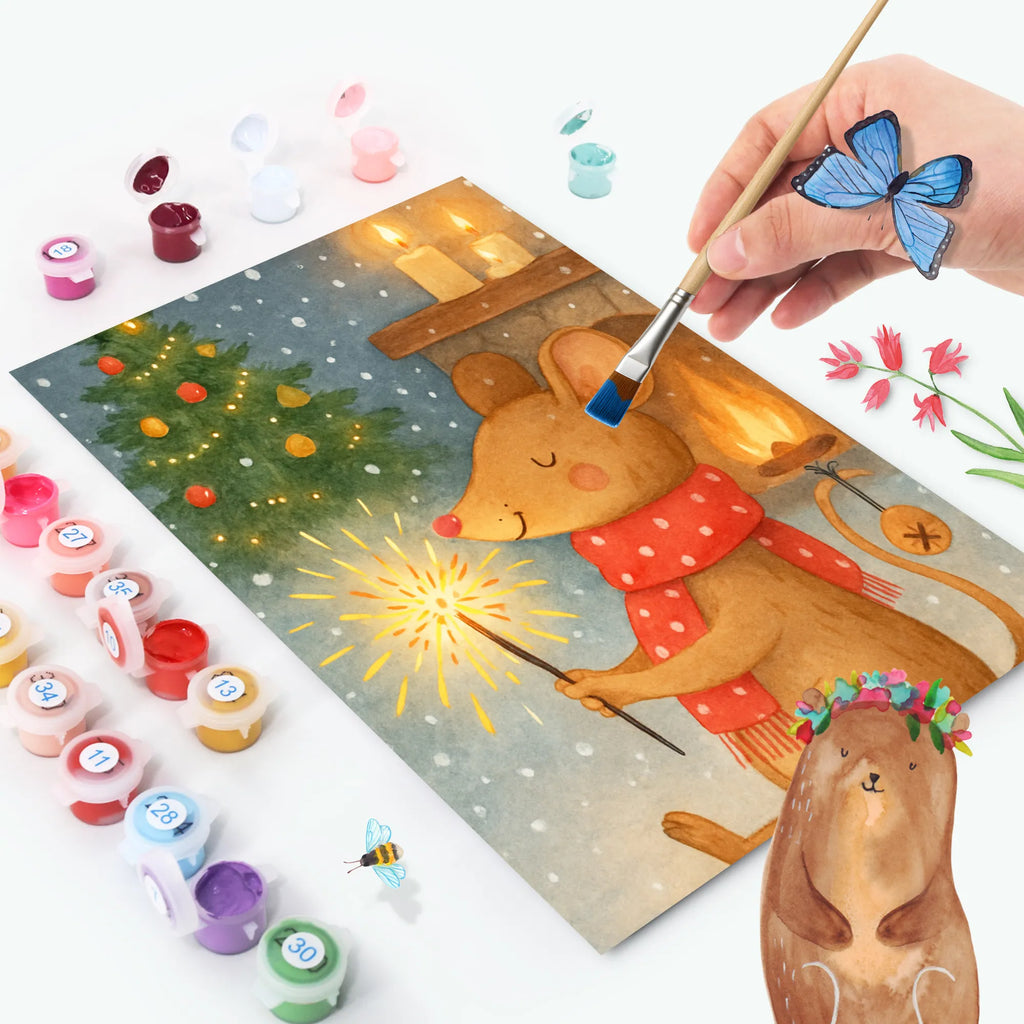 Paint by Numbers Mouse Christmas Design Baseln, Kunstwerk, Malen nach Zahlen, Malen, Kreativität, Ausmalbild, DIY, Künstler, Bastelidee, Winter, Weihnachten, Weihnachtsdeko, Nikolaus, Advent, Heiligabend, Wintermotiv, Frohe Weihnachten, Mäuschen, Weihnachtsmotiv, Maus, Weihnachtsgruß, Weihnachtswunder