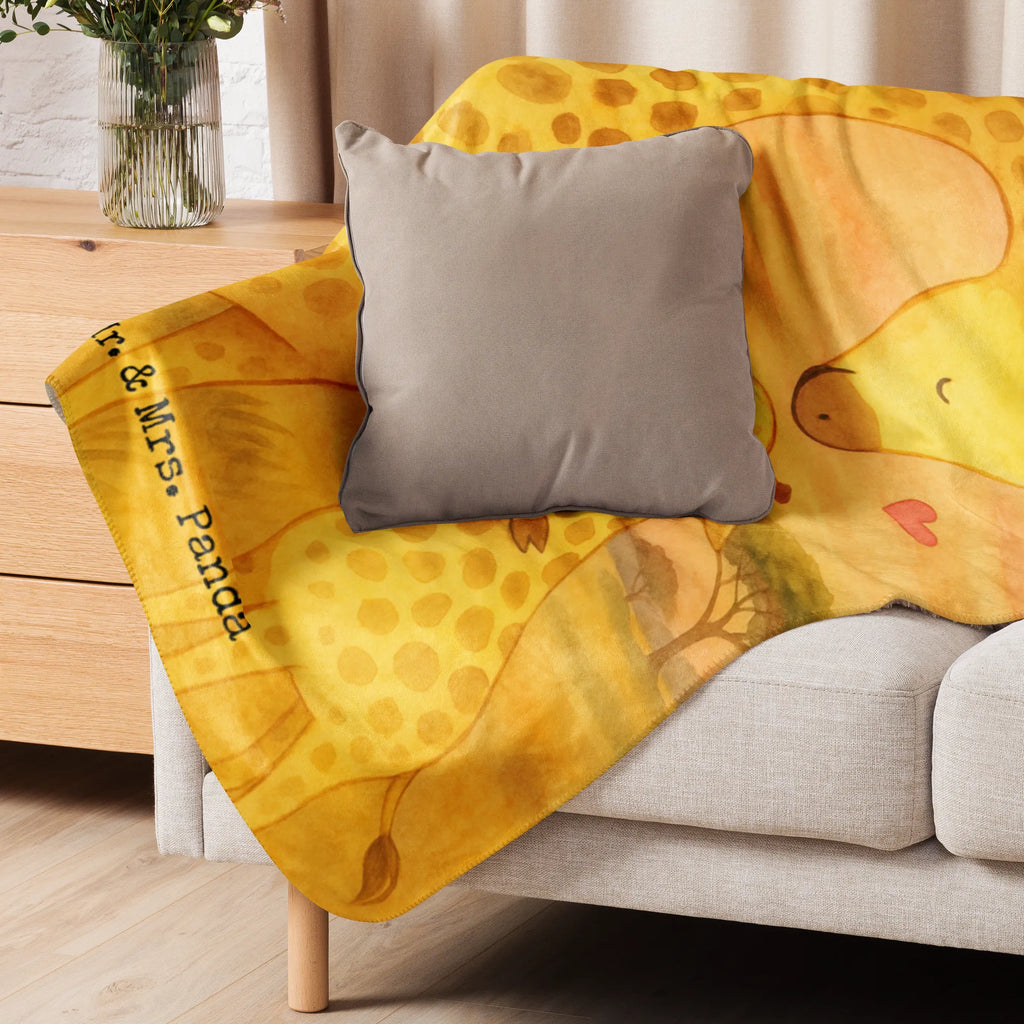 Sherpa Kuscheldecke Giraffe Kind Design Afrika, Wildtiere, Mama, Tochter, Sohn, Mutter, Giraffe, Lieblingsmensch, Kind