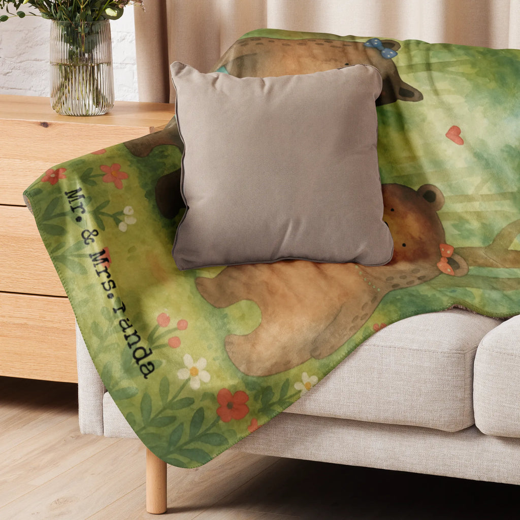 Sherpa Kuscheldecke Bär Freundin Design Bär, Teddy, Teddybär, Bär Freundin Beste Freund Liebe Liebesbeweis Verliebt Kumpel Kumpeliene