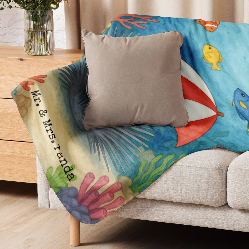 Sherpa Kuscheldecke Seeigel Design Meerestiere, Meer, Urlaub, Selbstakzeptanz, Seeigel, Hier und Jetzt, Leben, Lebe, Achtsamkeit, Selbstliebe