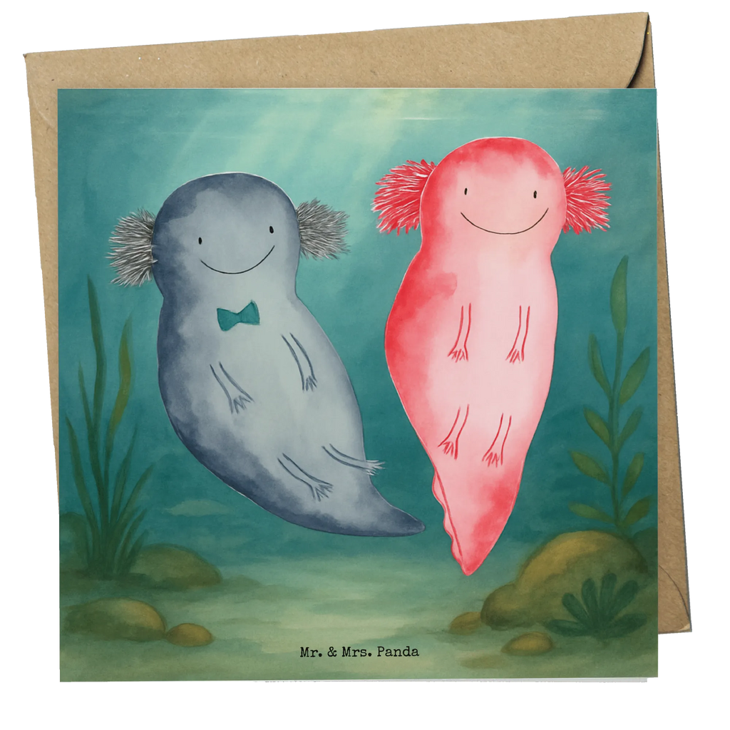 Deluxe Karte Axolotl Liebe Design Karte, Grußkarte, Klappkarte, Einladungskarte, Glückwunschkarte, Hochzeitskarte, Geburtstagskarte, Hochwertige Grußkarte, Hochwertige Klappkarte, Liebe, Partner, Freund, Freundin, Ehemann, Ehefrau, Heiraten, Verlobung, Heiratsantrag, Liebesgeschenk, Jahrestag, Hocheitstag, Valentinstag, Geschenk für Frauen, Hochzeitstag, Mitbringsel, Geschenk für Freundin, Geschenk für Partner, Liebesbeweis, für Männer, für Ehemann