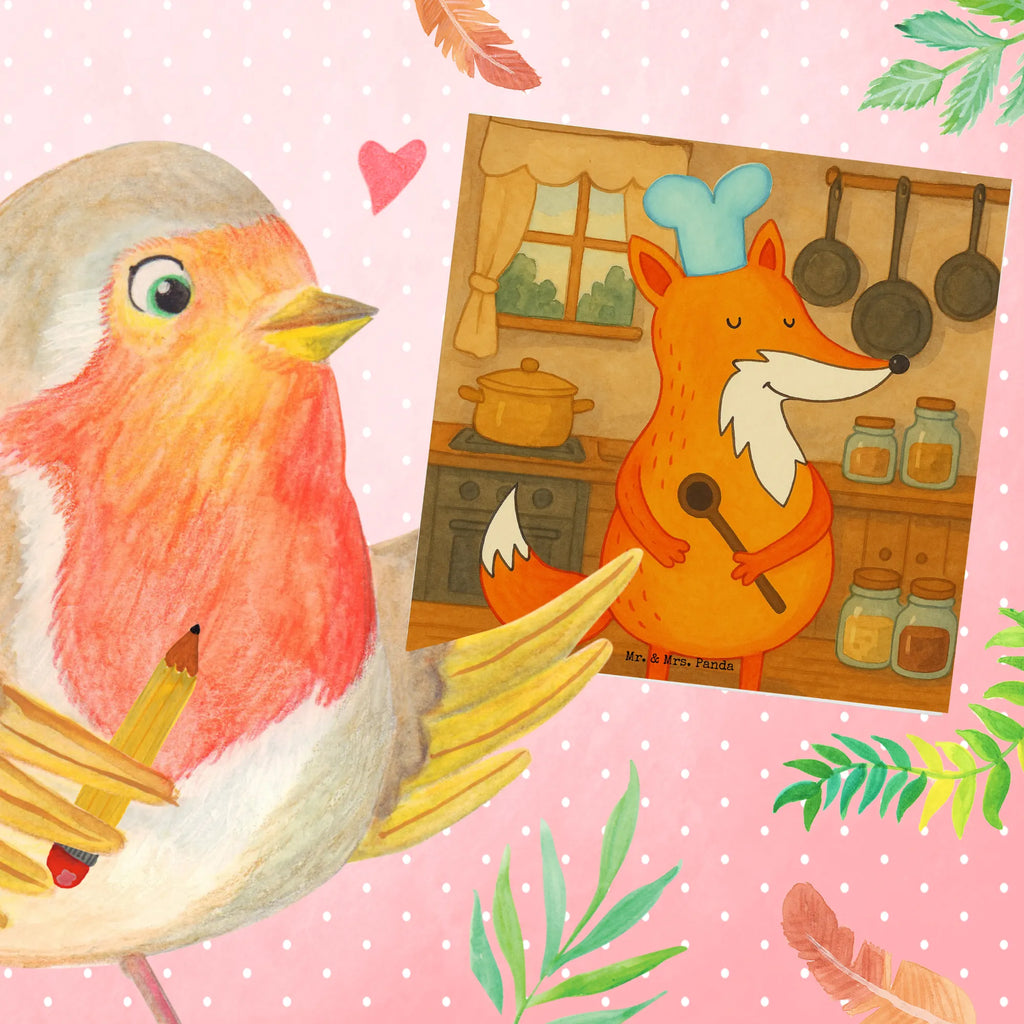 Deluxe Karte Fuchs Koch Design Karte, Grußkarte, Klappkarte, Einladungskarte, Glückwunschkarte, Hochzeitskarte, Geburtstagskarte, Hochwertige Grußkarte, Hochwertige Klappkarte, Fuchs, Füchse, Koch Geschenk, Küche Spruch, Küche Deko, Köche, Bäcker, Party Spruch, Spruch lustig, witzig