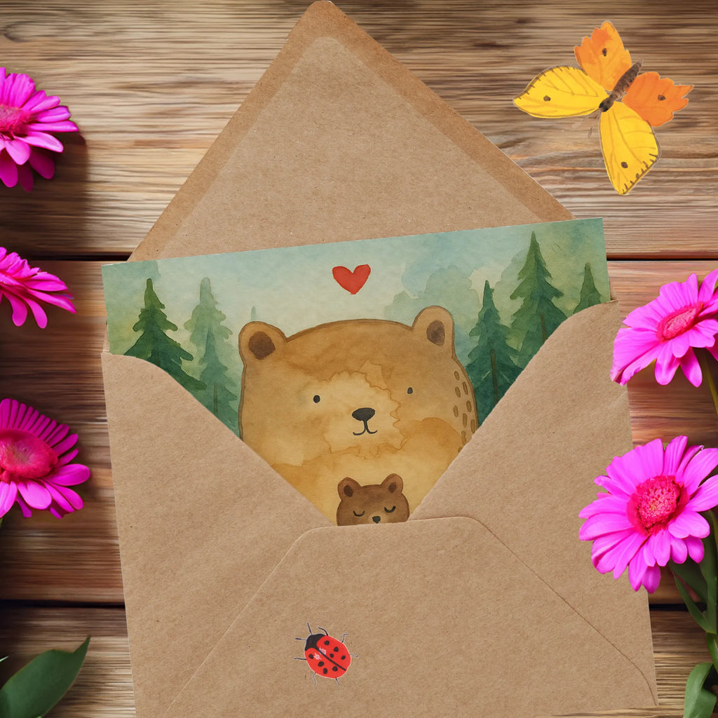 Deluxe Karte Bär Baby Design Karte, Einladungskarte, Glückwunschkarte, Hochzeitskarte, Geburtstagskarte, Klappkarte, Hochwertige Grußkarte, Grußkarte, Hochwertige Klappkarte, Bär, Teddy, Teddybär, Täufling, Enkelin, Nichte, Geburt, Neffe, Enkel, Eltern, Baby, Taufe, Geburtstag, Mutter, Glückwunsch