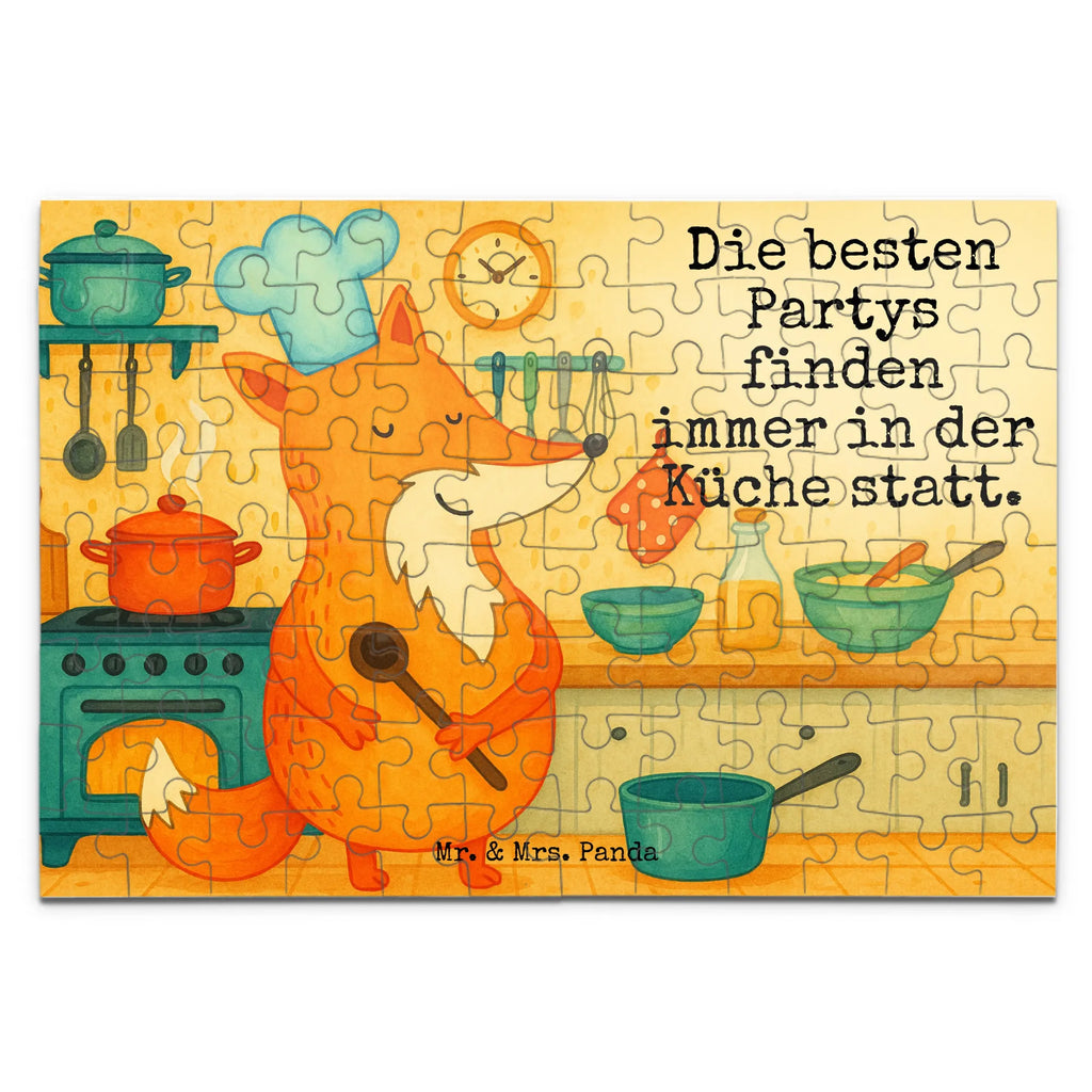 Puzzle Fuchs Koch Design Puzzle, Fuchs, Füchse, Koch Geschenk, Küche Deko, Küche Spruch, Party Spruch, witzig, Bäcker, Spruch lustig, Köche