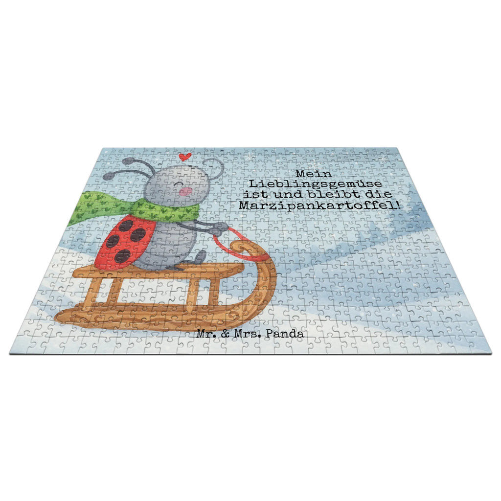 Puzzle Smörle Rodeln Design Puzzle, Winter, Weihnachten, Weihnachtsdeko, Nikolaus, Advent, Heiligabend, Wintermotiv, Marzipan, Smörle, Schlittenfahren