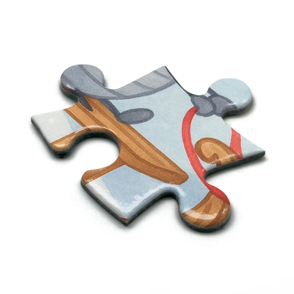 Puzzle Smörle Rodeln Design Puzzle, Winter, Weihnachten, Weihnachtsdeko, Nikolaus, Advent, Heiligabend, Wintermotiv, Marzipan, Smörle, Schlittenfahren