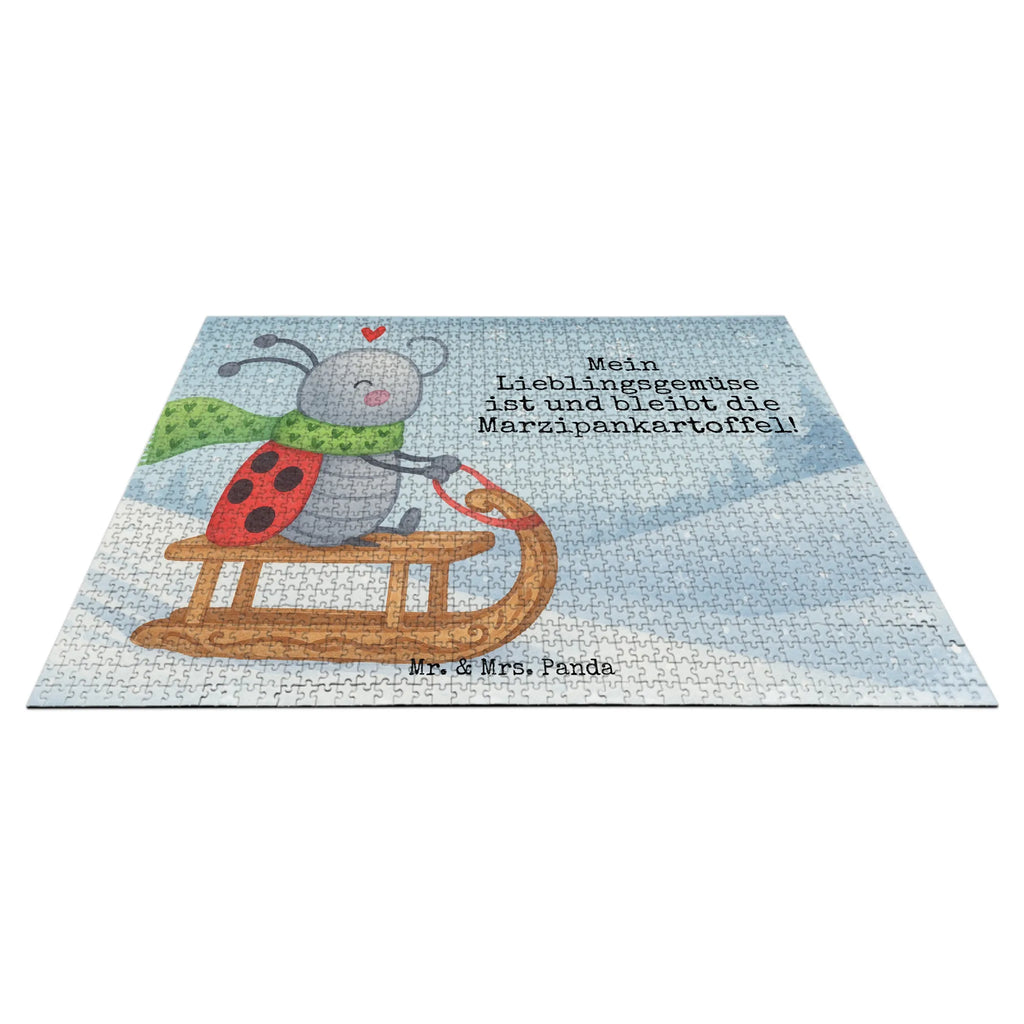 Puzzle Smörle Rodeln Design Puzzle, Winter, Weihnachten, Weihnachtsdeko, Nikolaus, Advent, Heiligabend, Wintermotiv, Marzipan, Smörle, Schlittenfahren