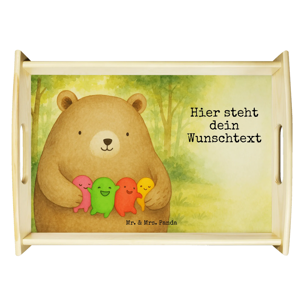 Personalisiertes Serviertablett Bär Gefühl Design Personalisiertes Küchentablett, Tablett mit Namen, Personalisiertes Serviertablett, Personalisiertes Frühstückstablett, Personalisiertes Dekotablett, Serviertablett mit Namen, Personalisiertes Holztablett, Personalisiertes Tablett, Bär, Teddy, Teddybär, Verrückt, Durchgedreht, Wahnsinn
