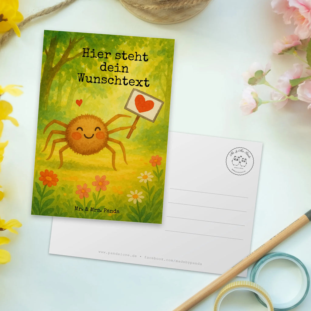Personalisierte Postkarte Spinne Agathe Motivation Design Geschenkkarte mit Wunschtext, Postkarte personalisierbar, Postkarte bedrucken, Geschenkkarte mit Namen, Postkarte mit Namen, Karte mit Namen, Postkarte mit Wunschtext, Grußkarte mit Namen, Ansichtskarte mit Wunschtext, Grußkarte mit Wunschtext, Einladung mit Wunschtext, Karte mit Wunschtext, Ansichtskarte mit Namen, Einladung mit Namen, Spinne Agathe, Spinne, Agathe, Videos, Merchandise, Motivation, Glück, Vertrauen, Dankeschön, Liebe