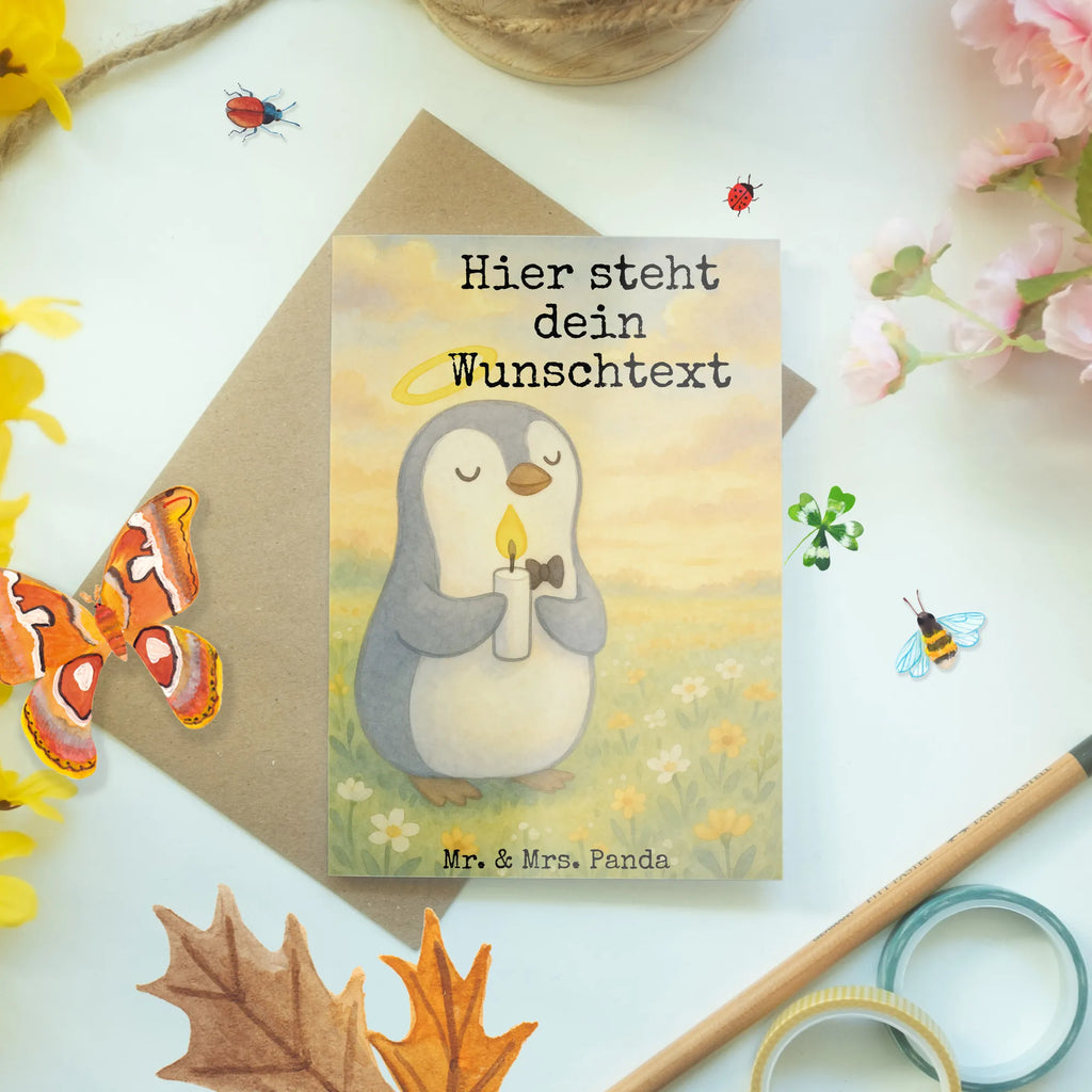 Personalisierte Grußkarte Pinguin Kommunion Design Personalisierte Karte, Personalisierte Geburtstagskarte, Grußkarte selber drucken, Personalisierte Grußkarte, Personalisierte Hochzeitskarte, Personalisierte Glückwunschkarte, Grußkarte mit Namen, Personalisiertere Klappkarte, Grußkarten personalisiert, Grußkarte selbst gestalten, Personalisierte Einladungskarte, Grußkarte als Geldgeschenk, Grußkarte mit persönlichen Nachrichten, Konfirmation, Kommunion, Jugendweihe, Konfirmation Geschenk, Kommunion Dankeschön, Kommunion Geschenk, Sonnenschein, Glauben