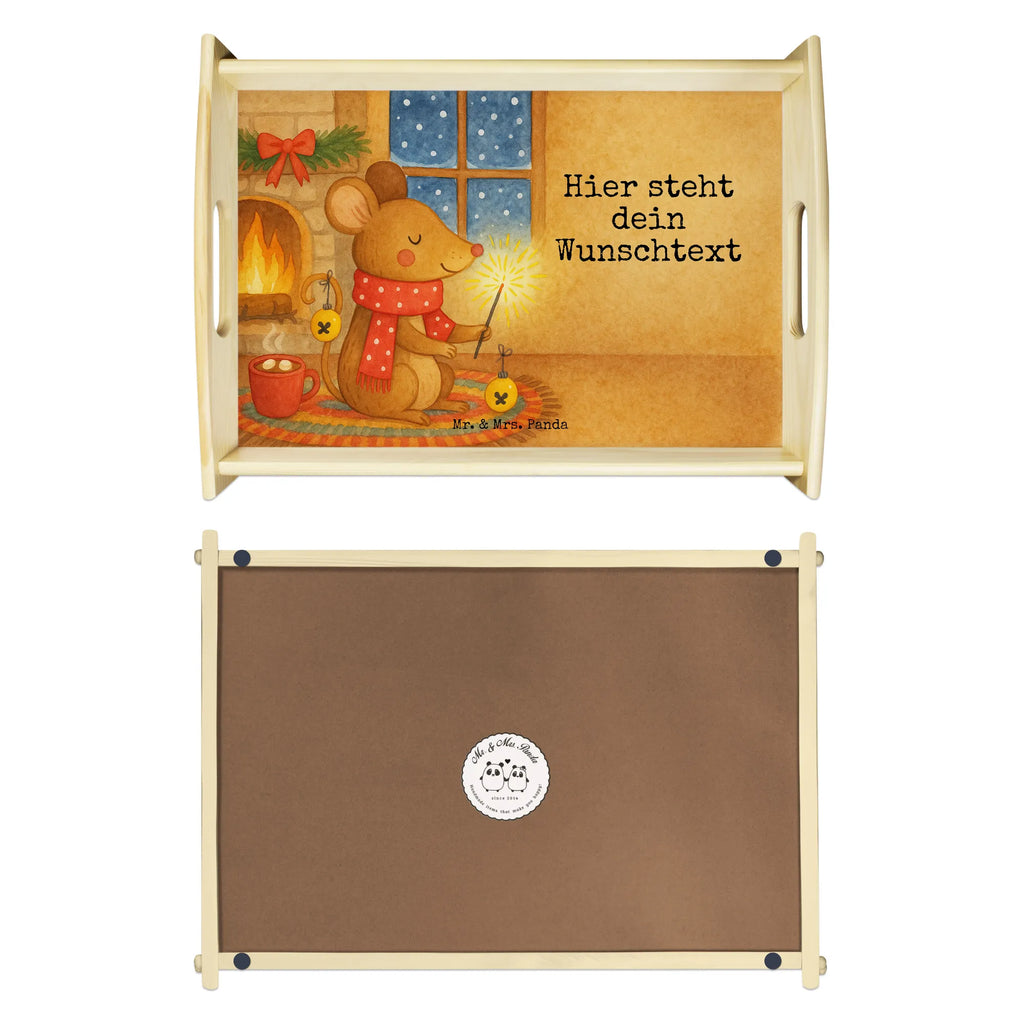 Personalisiertes Serviertablett Maus Weihnachten Design Personalisiertes Tablett, Personalisiertes Serviertablett, Personalisiertes Holztablett, Tablett mit Namen, Personalisiertes Dekotablett, Serviertablett mit Namen, Personalisiertes Küchentablett, Personalisiertes Frühstückstablett, Winter, Weihnachten, Weihnachtsdeko, Nikolaus, Advent, Heiligabend, Wintermotiv, Frohe Weihnachten, Weihnachtswunder, Weihnachtsmotiv, Mäuschen, Weihnachtsgruß, Maus