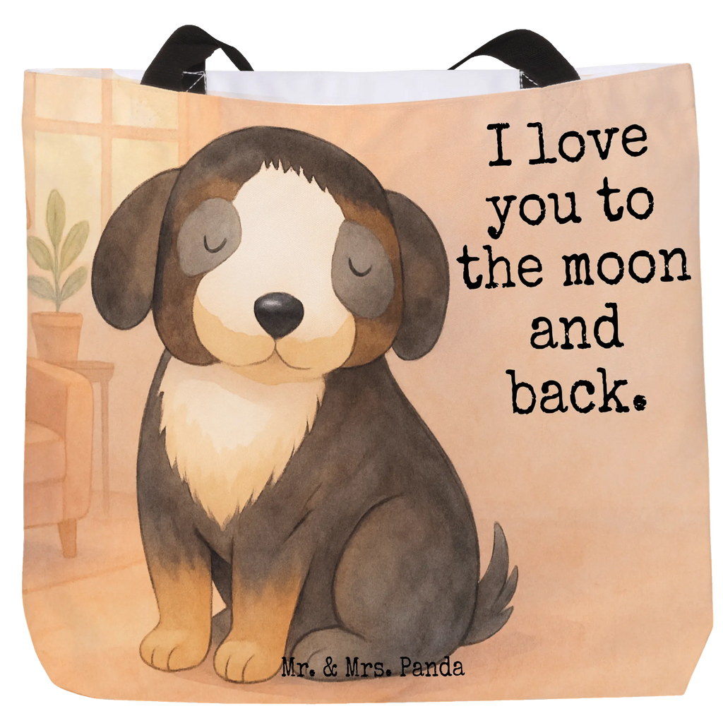 Shopper Dog Relax Design Beutel, Einkaufstasche, Tasche, Strandtasche, Einkaufsbeutel, Shopper, Schultasche, Freizeittasche, Tragebeutel, Schulbeutel, Alltagstasche, Hund, Hundemotiv, Haustier, Hunderasse, Tierliebhaber, Hundebesitzer, Sprüche, schwarzer Hund, Hundeliebe, Liebe, Hundeglück