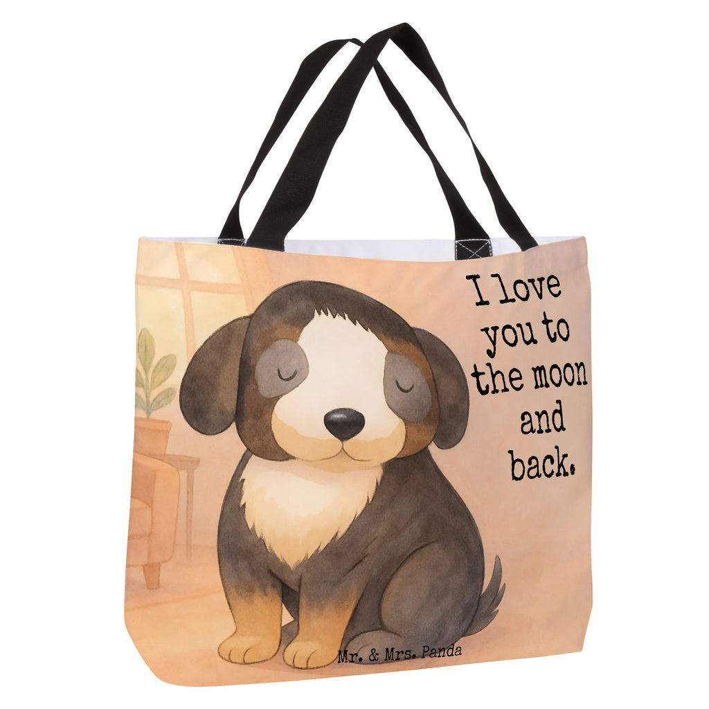 Shopper Dog Relax Design Beutel, Einkaufstasche, Tasche, Strandtasche, Einkaufsbeutel, Shopper, Schultasche, Freizeittasche, Tragebeutel, Schulbeutel, Alltagstasche, Hund, Hundemotiv, Haustier, Hunderasse, Tierliebhaber, Hundebesitzer, Sprüche, schwarzer Hund, Hundeliebe, Liebe, Hundeglück