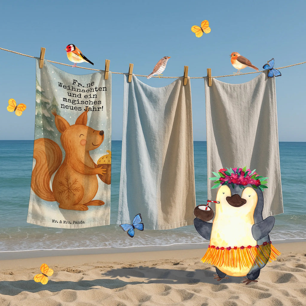 Badehandtuch Eichhörnchen Weihnachten Design Duschtuch, Badetuch, Strandtuch, Saunatuch, Kinder Handtuch, Winter, Weihnachten, Weihnachtsdeko, Nikolaus, Advent, Heiligabend, Wintermotiv, Frohe Weihnachten, Frohes neues Jahr, Guten Rutsch, Weihnachtsmotiv, Weihnachtsgruß, Neujahr, Vogel