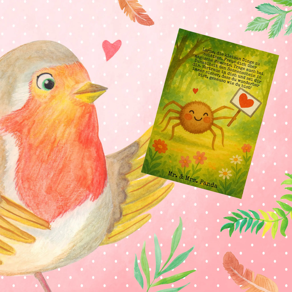 Greetings card Spider Agatha Motivation Design Grußkarte, Klappkarte, Einladungskarte, Glückwunschkarte, Hochzeitskarte, Geburtstagskarte, Karte, Ansichtskarten, Spinne Agathe, Spinne, Agathe, Videos, Merchandise, Motivation, Glück, Liebe, Vertrauen, Dankeschön