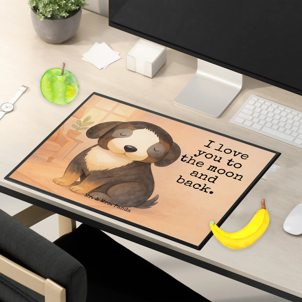 Podkładka na biurko pies relaks Design Schreibunterlage, Schreibtischauflage, Bürobedarf, Büroartikel, Schreibwaren, Schreibtisch Unterlagen, Schreibtischunterlage Groß, Hund, Hundemotiv, Haustier, Hunderasse, Tierliebhaber, Hundebesitzer, Sprüche, schwarzer Hund, Hundeliebe, Liebe, Hundeglück