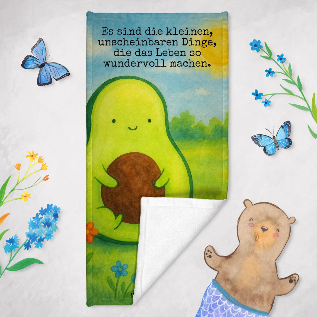 Hand towel avocado core Design Duschtuch, Badetuch, Strandtuch, Saunatuch, Kinder Handtuch, Avocado, Veggie, Vegan, Gesund, Avokado, Avocadokern, Kern, Pflanze, Spruch Leben