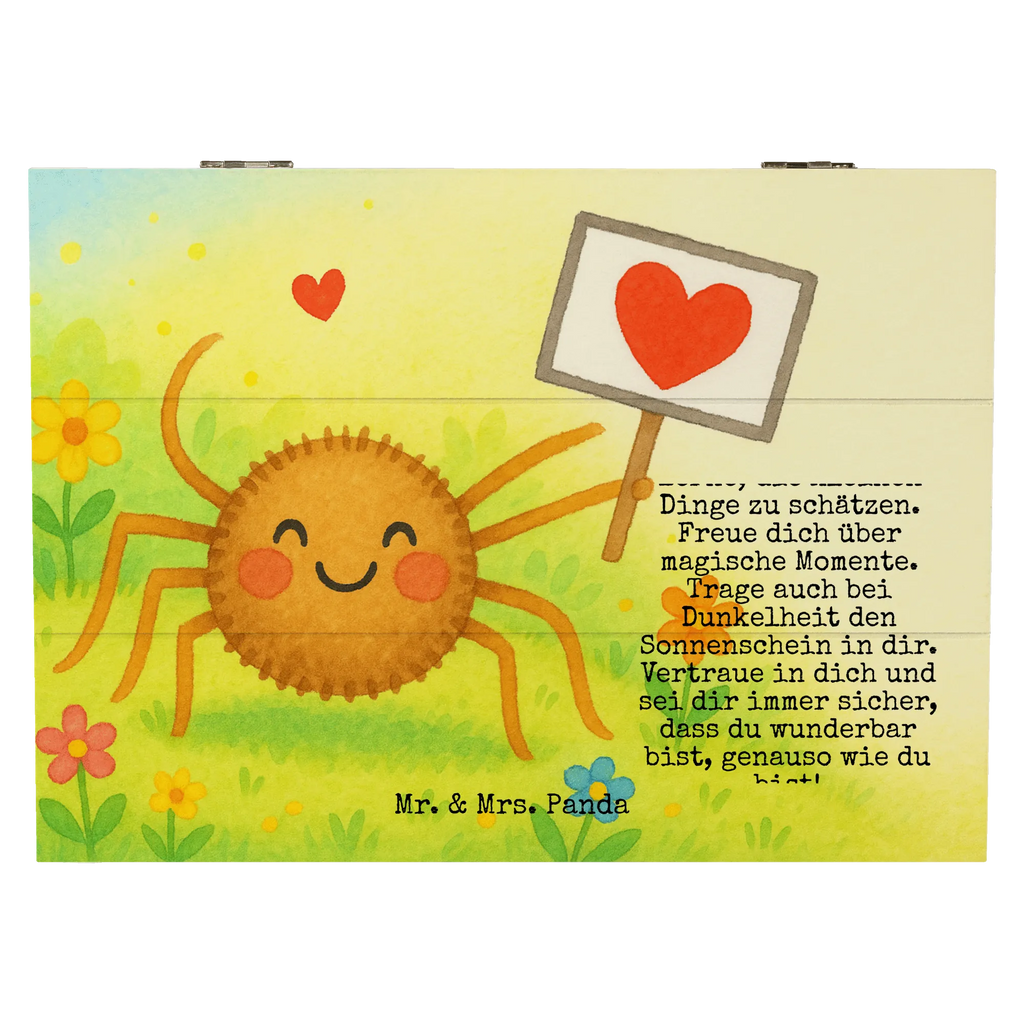 Holzkiste Spinne Agathe Motivation Design Holzkiste, Kiste, Schatzkiste, Truhe, Schatulle, XXL, Erinnerungsbox, Erinnerungskiste, Dekokiste, Aufbewahrungsbox, Geschenkbox, Geschenkdose, Spinne Agathe, Spinne, Agathe, Videos, Merchandise, Motivation, Glück, Liebe, Vertrauen, Dankeschön