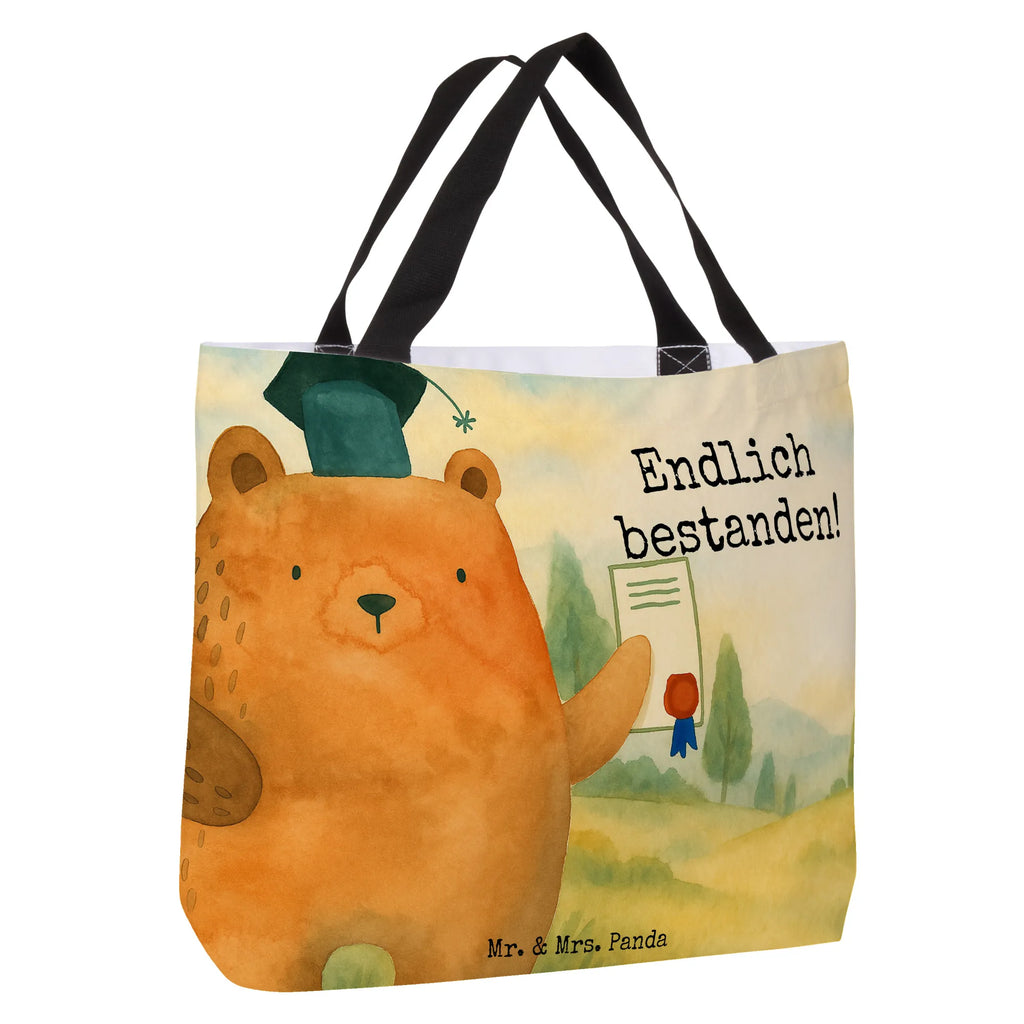 Shopper Bär Prüfung Design Beutel, Einkaufstasche, Tasche, Strandtasche, Einkaufsbeutel, Shopper, Schultasche, Freizeittasche, Tragebeutel, Schulbeutel, Alltagstasche, Bär, Teddy, Teddybär, Abitur, Prüfungen, Prüfung bestanden, Abschluss, Zeugnis, Abschlusszeugnis