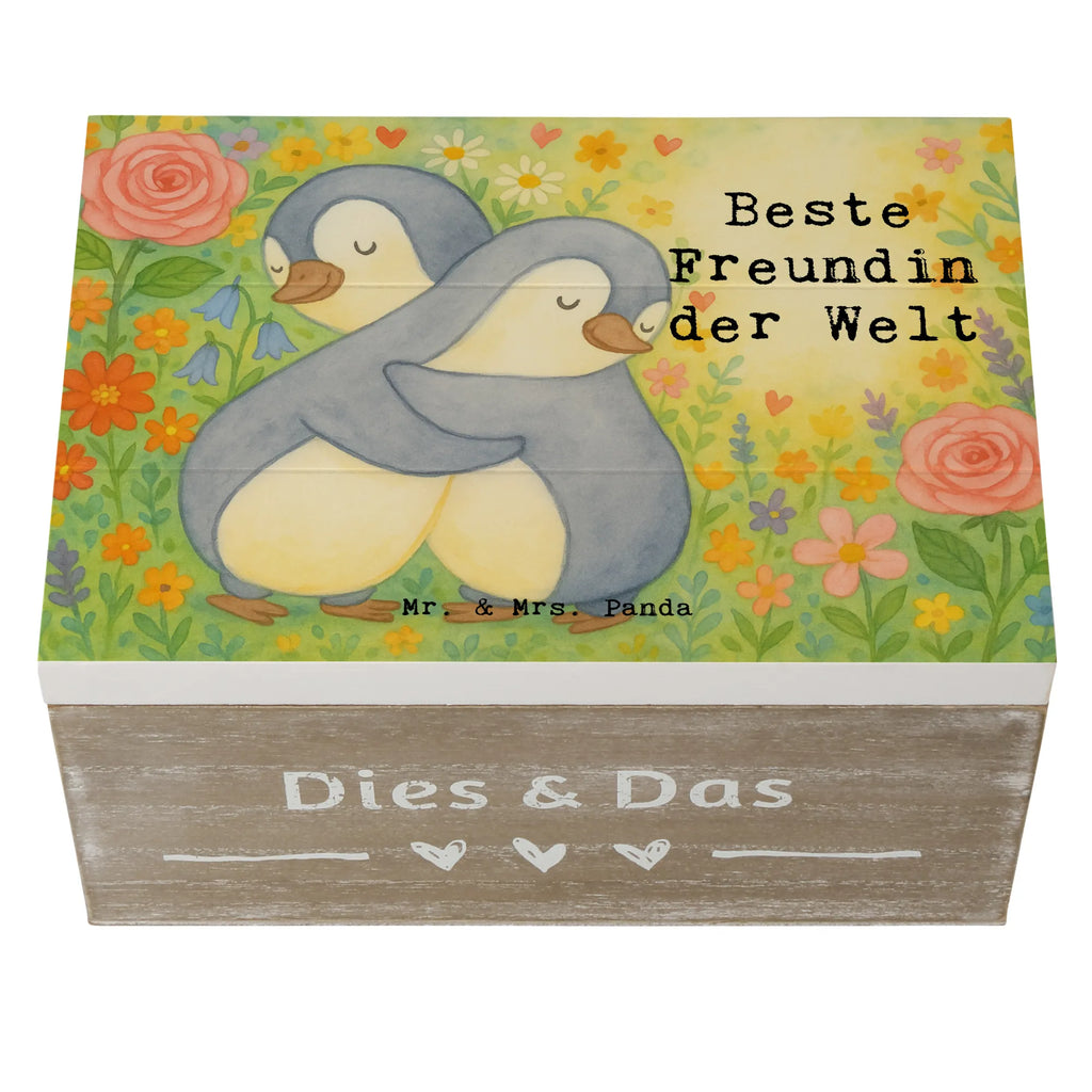 Holzkiste Pinguin Beste Freundin der Welt Design Geschenkdose, Dekokiste, Schatzkiste, Erinnerungskiste, Geschenkbox, Holzkiste, Kiste, XXL, Schatulle, Aufbewahrungsbox, Truhe, Erinnerungsbox, für, Dankeschön, Geschenk, Schenken, Geburtstag, Geburtstagsgeschenk, Geschenkidee, Danke, Bedanken, Mitbringsel, Freude machen, Geschenktipp, Jahrestag, bff, Spruch, Ehefrau, Freundin, beste Freundin, bae, beste, Freundschaft. Liebste, Frau, Freundinnen