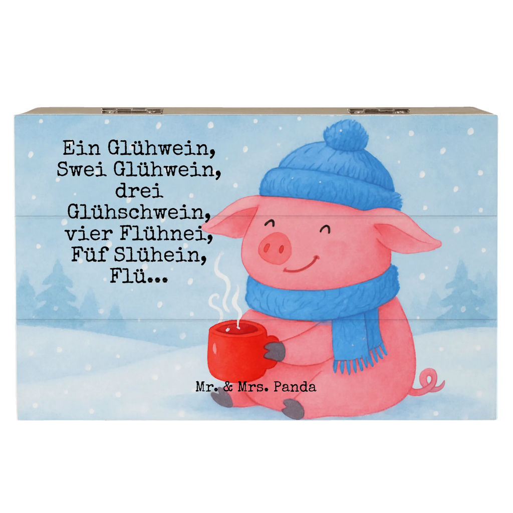 Wooden chest piggy Mulled wine Design Holzkiste, Kiste, Schatzkiste, Truhe, Schatulle, XXL, Erinnerungsbox, Erinnerungskiste, Dekokiste, Aufbewahrungsbox, Geschenkbox, Geschenkdose, Winter, Weihnachten, Weihnachtsdeko, Nikolaus, Advent, Heiligabend, Wintermotiv, Glühwein, Betrunken, Weihnachtsmarkt, Spruch