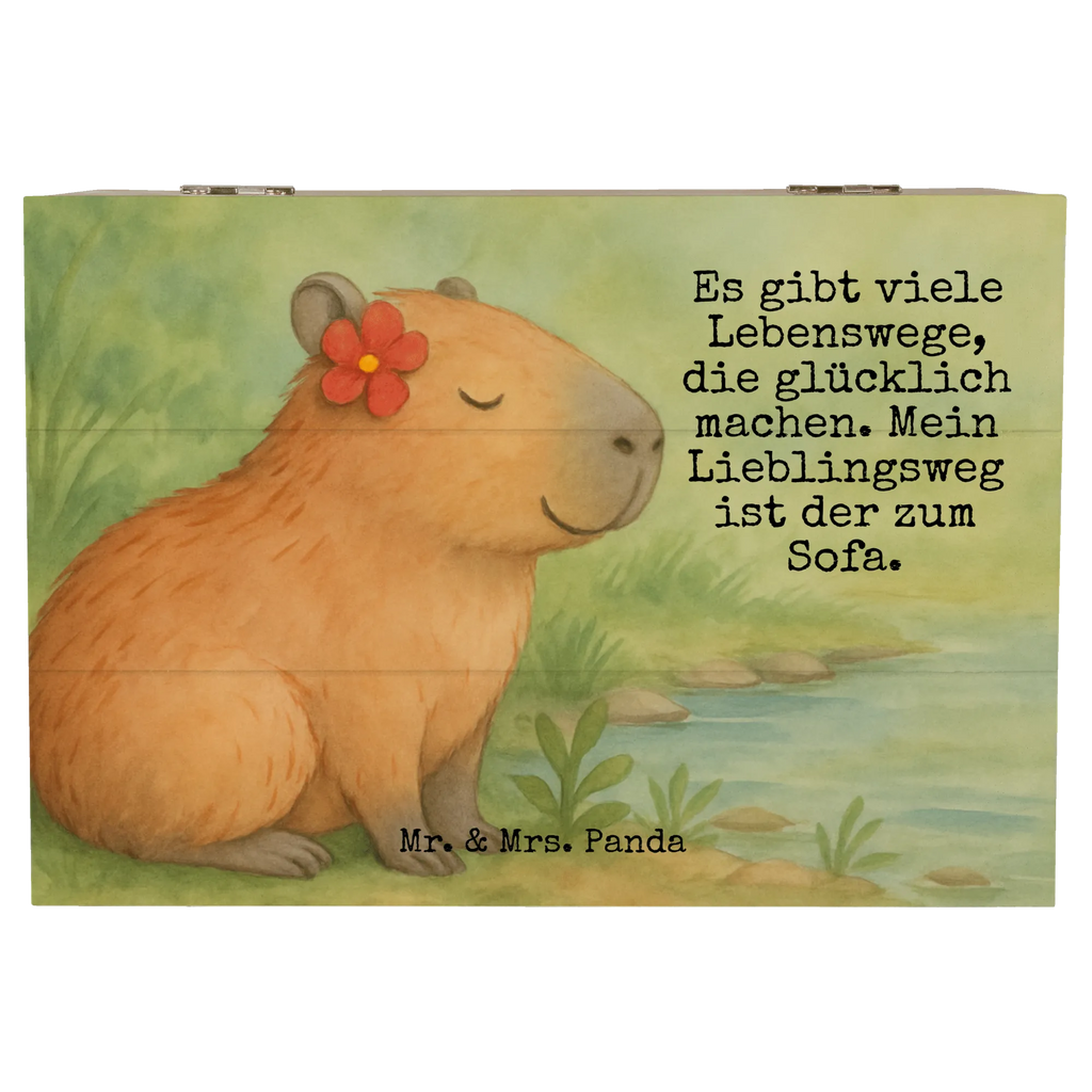 Holzkiste Capybara Blume Design Erinnerungskiste, Erinnerungsbox, Holzkiste, Kiste, Aufbewahrungsbox, Truhe, Dekokiste, Geschenkdose, Schatulle, Geschenkbox, XXL, Schatzkiste, Tiermotive, Gute Laune, lustige Sprüche, Tiere, Capybara