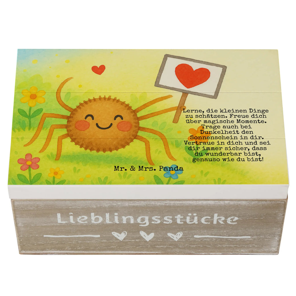 Holzkiste Spinne Agathe Motivation Design Holzkiste, Kiste, Schatzkiste, Truhe, Schatulle, XXL, Erinnerungsbox, Erinnerungskiste, Dekokiste, Aufbewahrungsbox, Geschenkbox, Geschenkdose, Spinne Agathe, Spinne, Agathe, Videos, Merchandise, Motivation, Glück, Liebe, Vertrauen, Dankeschön