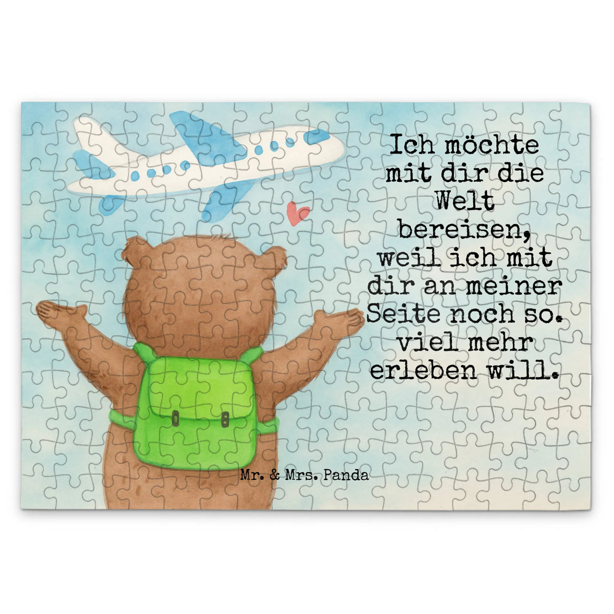 Puzzle Bär Flugzeug Design Puzzle, Puzzlespiel, 300 Teile Puzzle, 2000 Teile Puzzle, Legespiel, 1500 Teile Puzzle, 500 Teile Puzzle, Geduldspiel, 1000 Teile Puzzle, Liebe, Freundin, Jahrestag, Hocheitstag, Heiratsantrag, Heiraten, Freund, Ehefrau, Ehemann, Partner, Verlobung, Liebesgeschenk, Valentinstag, Mitbringsel, Geschenk für Frauen, Geschenk für Freundin, für Männer, Liebesbeweis, Hochzeitstag, für Ehemann, Geschenk für Partner