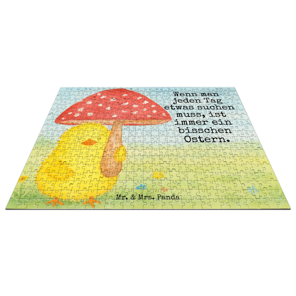 Puzzle pisklę muchomor czerwony Design Puzzle, Ostern, Osterhase, Ostergeschenke, Osternest, Osterdeko, Geschenke zu Ostern, Ostern Geschenk, Ostergeschenke Kinder, Ostern Kinder, Küken, Fliegenpilz, Glückspilz, Frohe Ostern, Ostergrüße