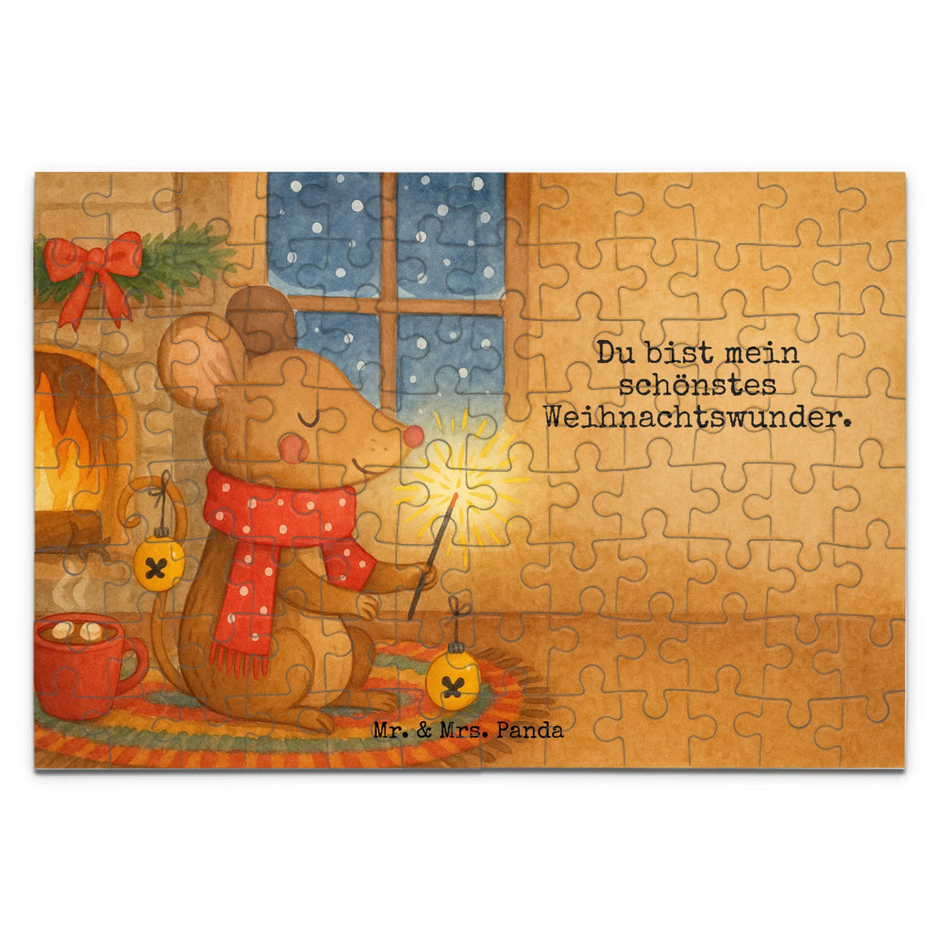 Puzzle Maus Weihnachten Design Puzzle, Wintermotiv, Advent, Heiligabend, Weihnachten, Winter, Nikolaus, Weihnachtsdeko, Mäuschen, Weihnachtsmotiv, Weihnachtsgruß, Maus, Weihnachtswunder, Frohe Weihnachten