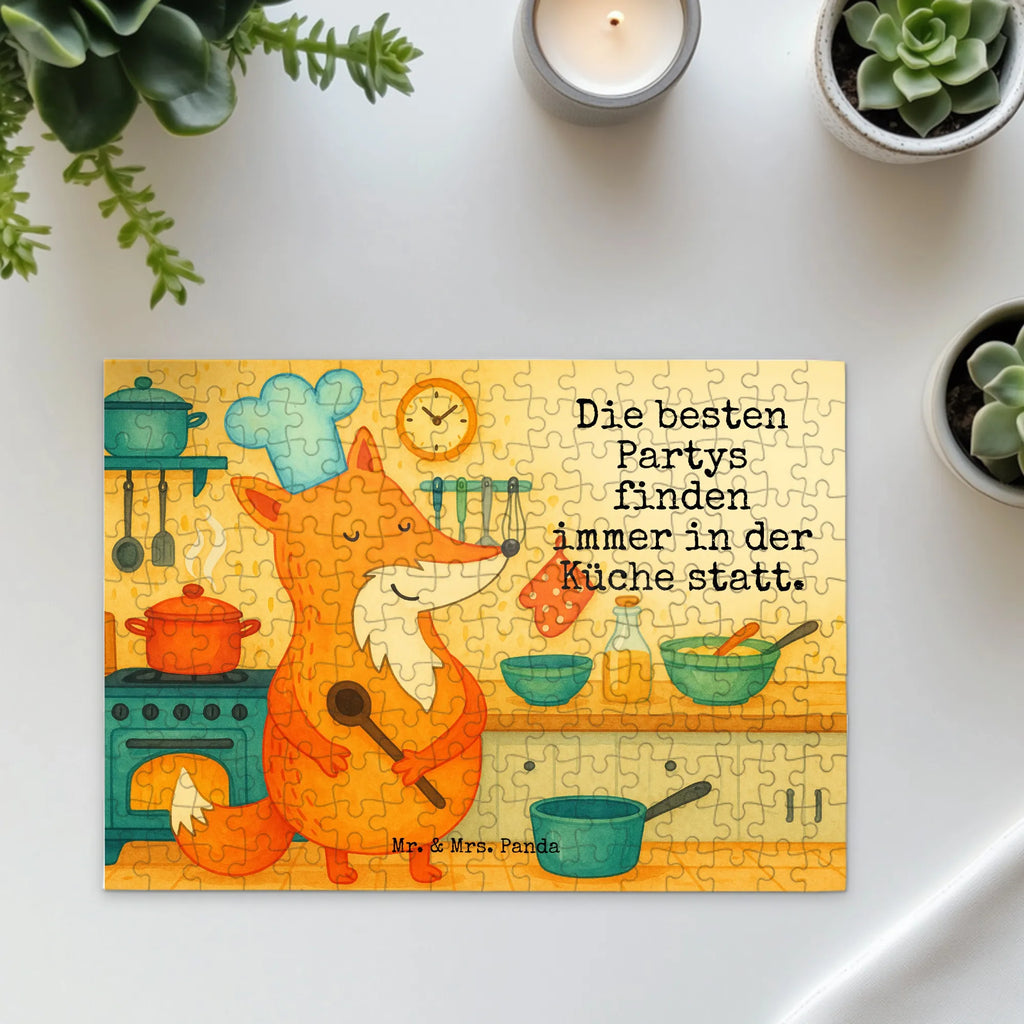 Puzzle Fuchs Koch Design Puzzle, Fuchs, Füchse, Koch Geschenk, Küche Deko, Küche Spruch, Party Spruch, witzig, Bäcker, Spruch lustig, Köche