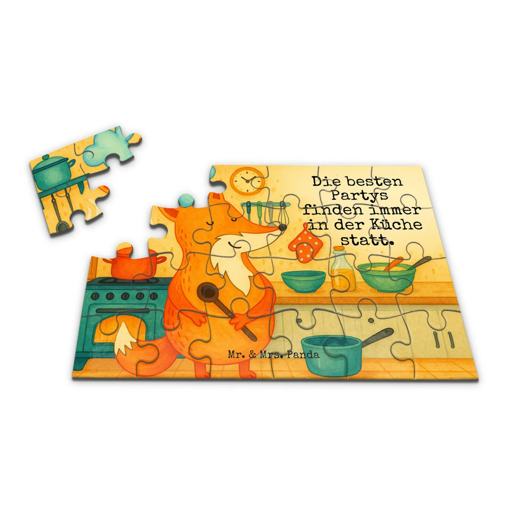Puzzle Fuchs Koch Design Puzzle, Fuchs, Füchse, Koch Geschenk, Küche Deko, Küche Spruch, Party Spruch, witzig, Bäcker, Spruch lustig, Köche
