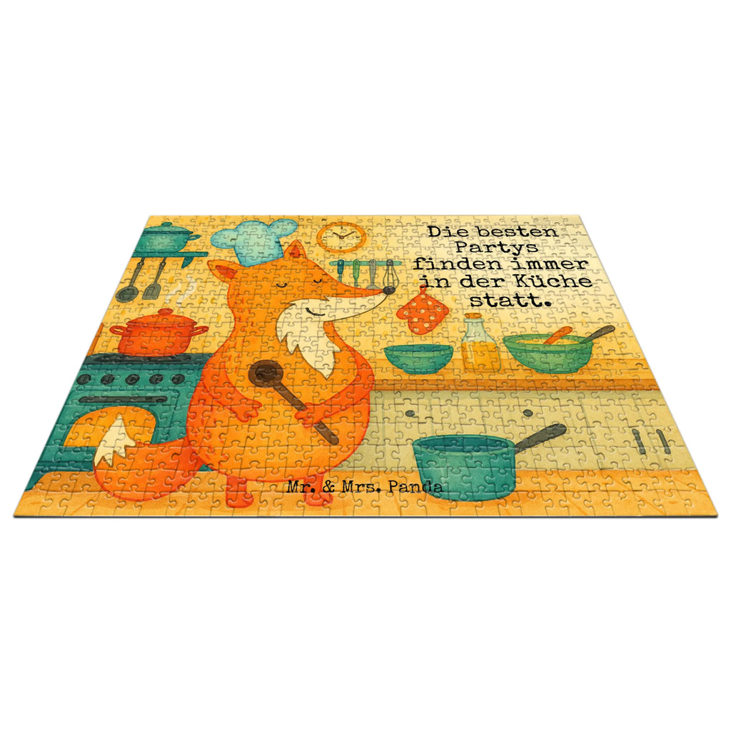 Puzzle Fuchs Koch Design Puzzle, Fuchs, Füchse, Koch Geschenk, Küche Deko, Küche Spruch, Party Spruch, witzig, Bäcker, Spruch lustig, Köche