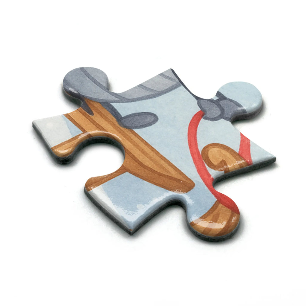 Puzzle Smörle Rodeln Design Puzzle, Winter, Weihnachten, Weihnachtsdeko, Nikolaus, Advent, Heiligabend, Wintermotiv, Marzipan, Smörle, Schlittenfahren